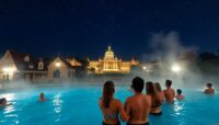 bano termal bajo estrellas en budapest una experiencia unica Viajar y Viajes