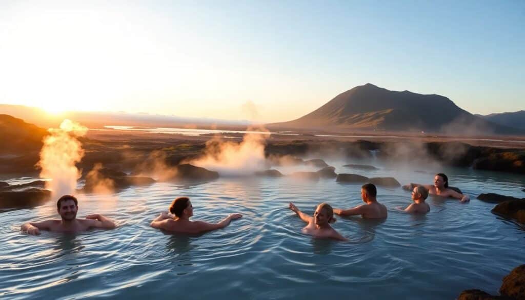 banos termales en islandia con vistas espectaculares Viajar y Viajes