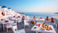 brunch con vistas en santorini los mejores lugares Viajar y Viajes