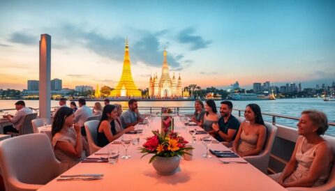 cenar en restaurante flotante en bangkok experiencias unicas Viajar y Viajes