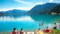 nadar en lagos de montana en eslovaquia Viajar y Viajes