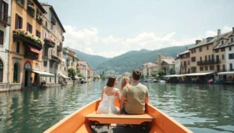paseo en gondola por canales de annecy Viajar y Viajes