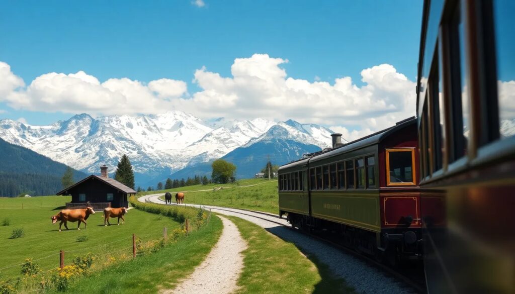 ruta de trenes antiguos en suiza Viajar y Viajes