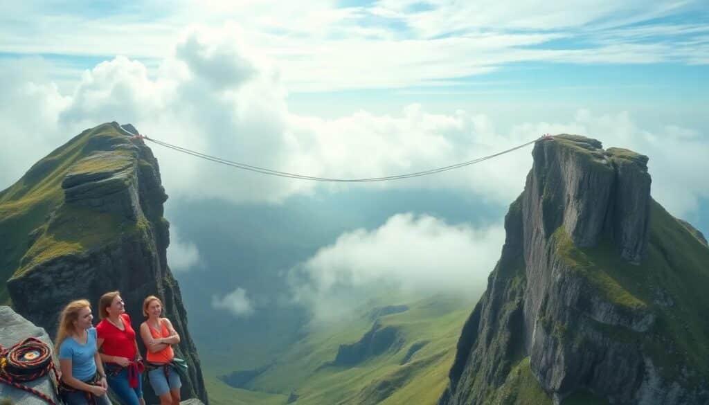 tirolina gigante en snowdonia gales la aventura definitiva Viajar y Viajes