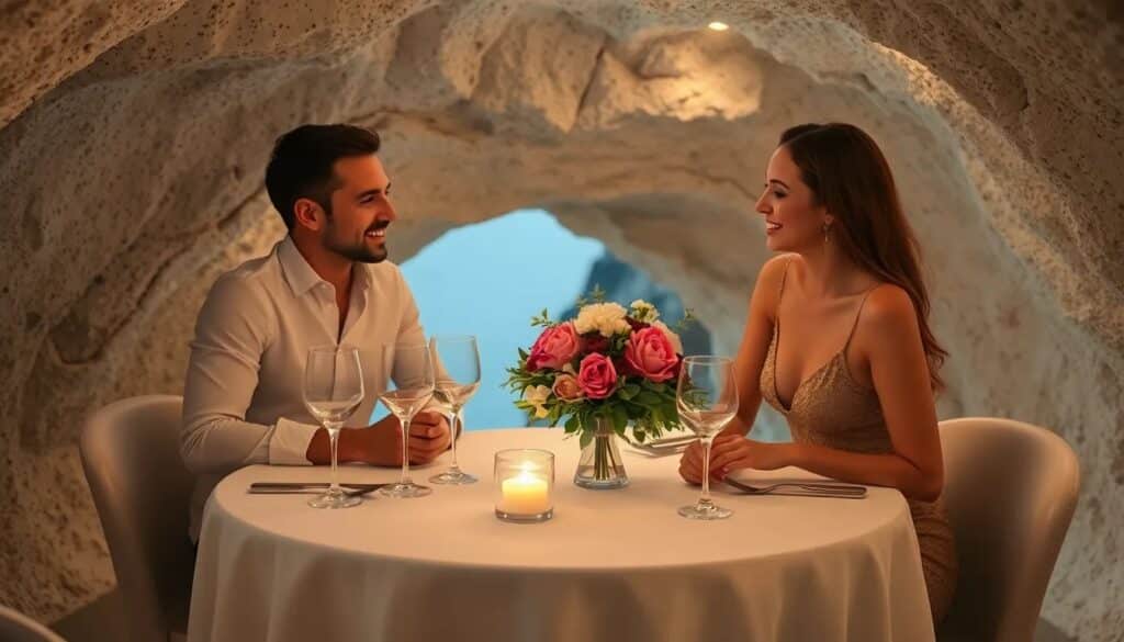 cena en cueva en santorini experiencias unicas y deliciosas Viajar y Viajes