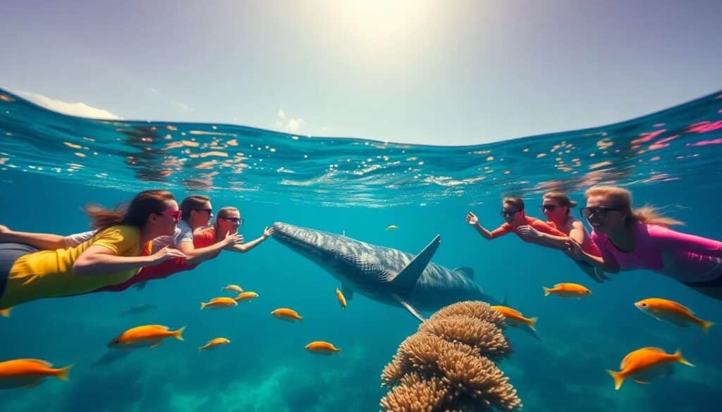 como hacer snorkeling con tiburones ballena en Viajar y Viajes
