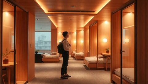 dormir en hotel capsula en kioto Viajar y Viajes