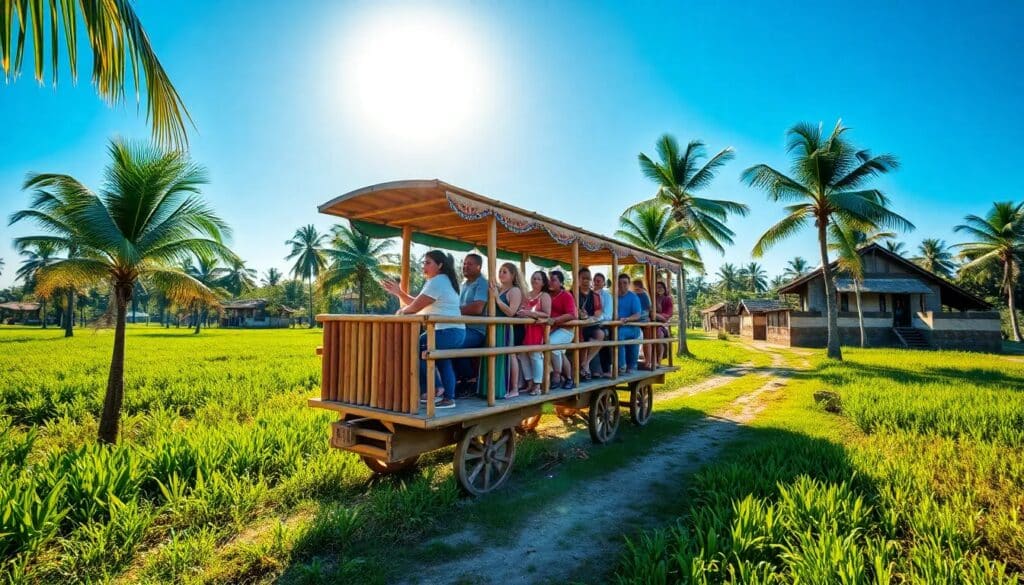 experiencia de viaje en tren de bambu en camboya Viajar y Viajes