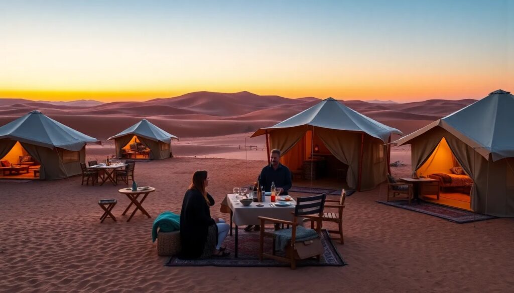 experiencias de glamping en el desierto de marruecos Viajar y Viajes