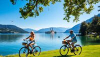 paseo en bici por lago bled Viajar y Viajes