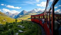 tren panoramico por los alpes suizos Viajar y Viajes
