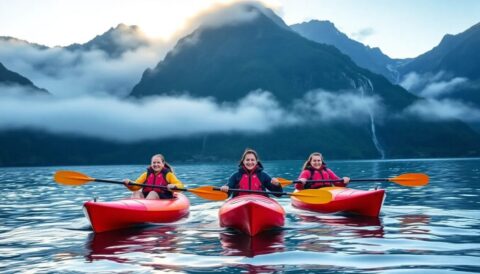 cruzar milford sound en kayak una experiencia unica Viajar y Viajes