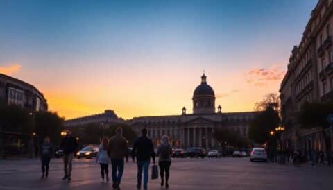 madrid para caminar al atardecer Viajar y Viajes