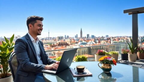 madrid si trabajas remoto por la manana Viajar y Viajes