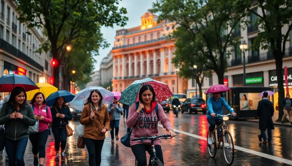 moverse por madrid cuando llueve fuerte Viajar y Viajes
